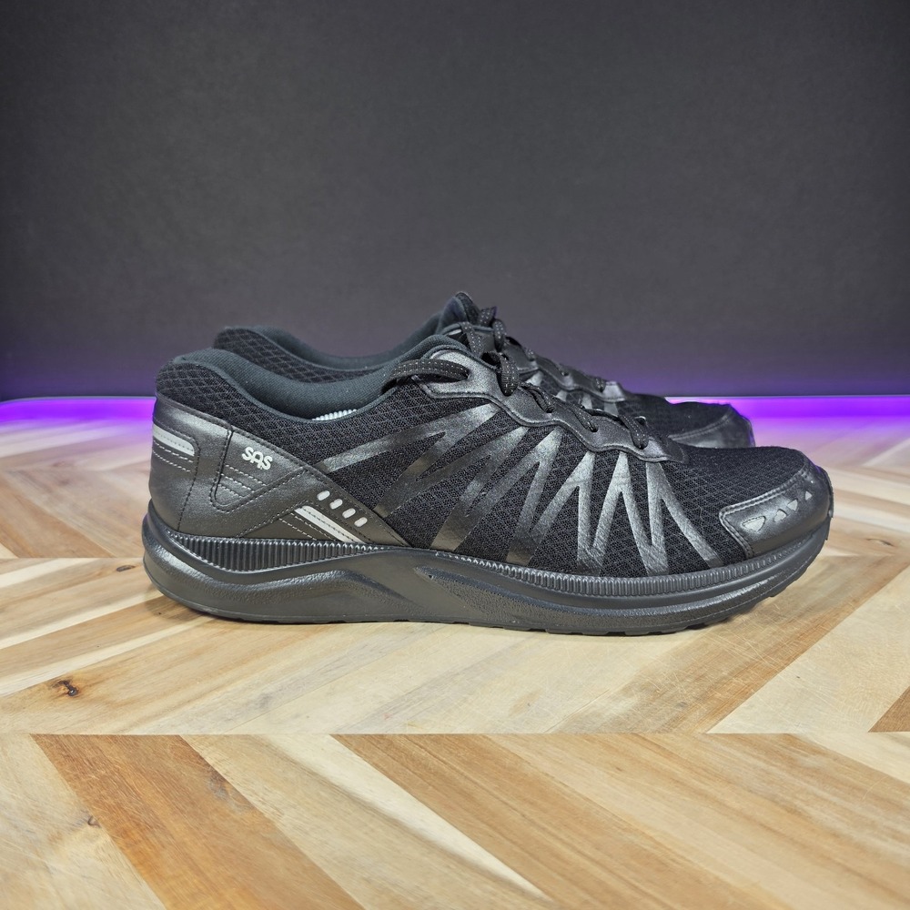 SAS Mission One-M Men's 14 D Black Vibram Sneakers USA Walking Training Shoes